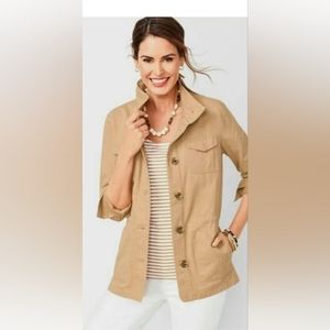 Jones New York Khaki Utility Jacket, Sz S.